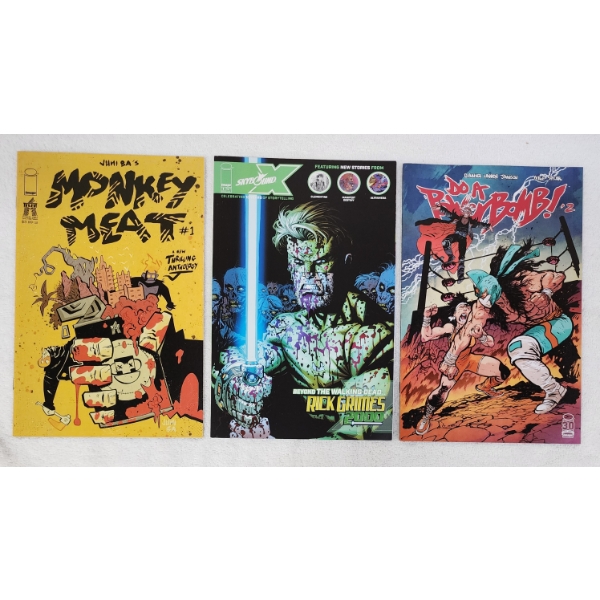 Three Assorted IMAGE Comics Featuring Beyond the Walking Dead Rick Grimes!