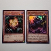 Image 1 : Two Holo Rare Yu-Gi-Oh Trading Cards in NM Condition
