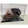 Image 1 : Victor Martinez Signed Mini Helmet with Baseball Card - Indians - Topps Baseball Card - ~6 inches 