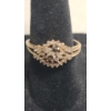 Image 1 : Women's 14K Yellow Gold 6-prong Cluster Estate Ring - Size 6.5 - Weight: 3.9g