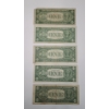 Image 7 : Series 1935 E, 1957, 1957 A $1 Silver Certificate Bank Notes - Face Value: $5.00