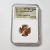 Image 1 : NCG Mint Error Brilliant UNC Northeast Error Collection Broadstruck Lincoln Cent Magnum Opus