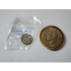 Image 1 : 1971 Eisenhower Dollar in Resin & 1943 Jefferson Nickel