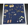 Image 1 : Earrings in individual Boxes - Large Lot of Costume Jewelry - Unique and Beautiful Pieces - Yellow 