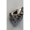Image 2 : Sterling Silver Square Studback Earrings - Weight: 2.1g
