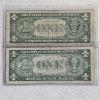 Image 2 : Two Vintage United States $1 Silver Certificates FV: $2.00