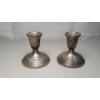 Image 1 : (2) Towle Sterling Silver Candle Holders - Total Weight: 339.6g - See Description