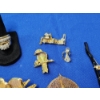 Image 4 : Assorted Gold-Tone Costume Jewelry: Rings, Pins, Pendant