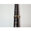 Image 7 : 10K Gold Ring with Large Topez and Diamond - Size 8 - Total Weight: 6.2g