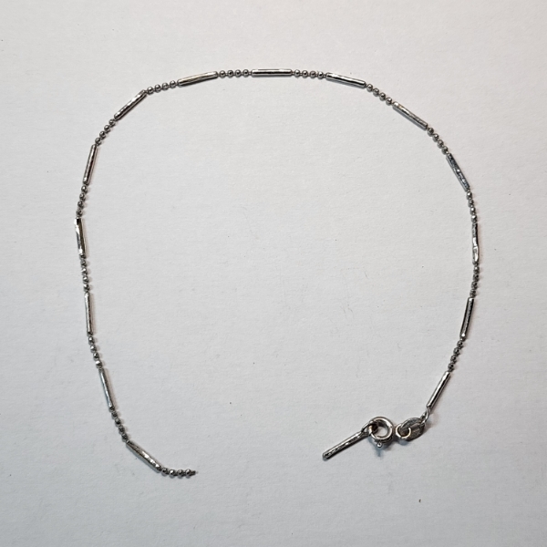 14K White Gold Chain - Damaged - TW: 1.4g