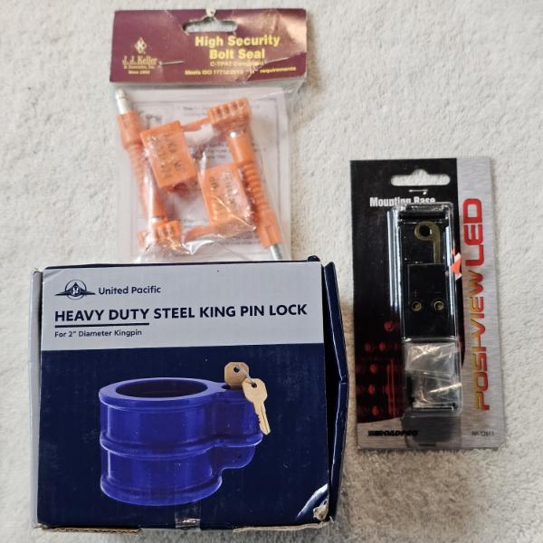 3 Commercial Trucking Security and Lighting Accessories - See Description