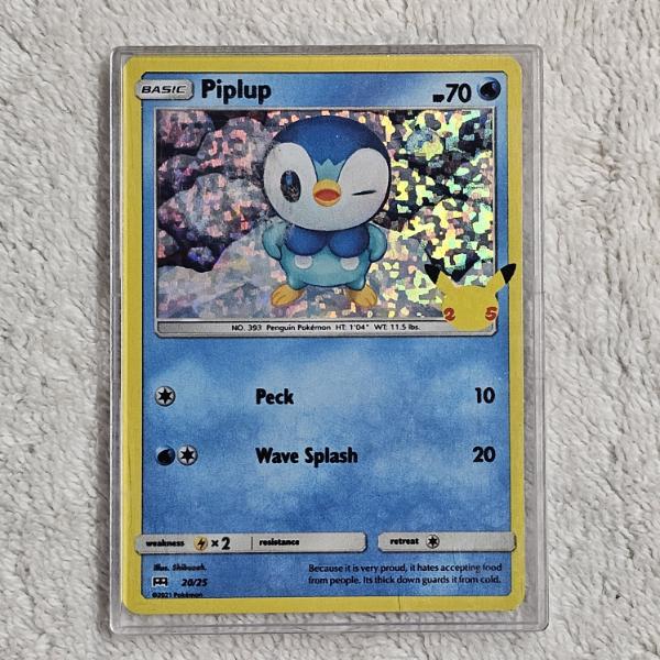 Piplup 20/25 Holo Pokémon Trading Card