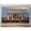 Image 3 : The Last Five Lincoln "Wheat Ears" Pennies & The First Five Lincoln "Memorial" Pennies Displays