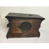 Image 3 : Antique E. Ingraham "Adrian" mantel clock - Featuring an ebonized wood case with faux marble columns