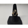 Image 1 : 10K Yellow Gold Ring with Oval Black Onyx Gemstone - Size 6 - TW: 4.7g