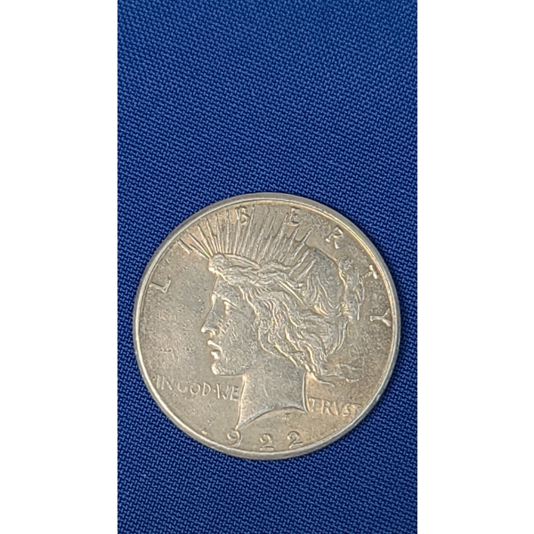 1922-S 90% Silver Peace Dollar