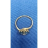 Image 5 : 10K Gold Ring & Earrings - Ring Size: 7.5 - Total Weight: 4.7g