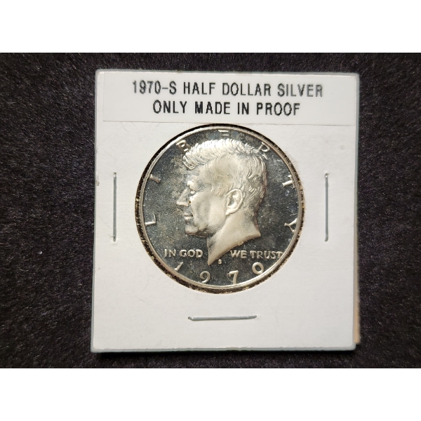 1970-S Kennedy Silver Proof Half Dollar 