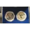 Image 7 : 1900-S Silver Morgan Dollar & President Ronald Reagan Gold Silver Plated Medallions 
