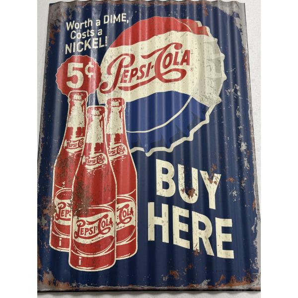 Novelty Pepsi-Cola 16"x11" Metal Sign - Brand New 