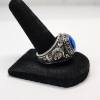 Image 2 : Sterling Silver 1982 Peabody High School Class Ring - Size 11 - TW: 18.2g