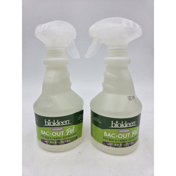 Two New 16oz BioKleen Lavender Pet Bed/Fabric Refresher
