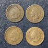 Image 1 : Group Indian Cents - 1873 Thru 1876 - see Pics