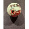 Image 1 : Vintage TEXACO Fire Chief Gasoline Advertising One Inch Shooter Marble - Mint Condition