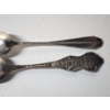 Image 3 : x2 Sterling Silver Souvenir Spoons: Canton Ohio & Quebec City Canada TW: 42.1g