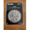 Image 1 : 2020 $1 Silver American Eagle 1oz Fine Silver - APMEX PCGS - Mint Condition