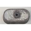 Image 1 : Vintage 4 LB Oatey Pure Lead Ingot