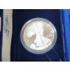 Image 2 : 1999 American Eagle 1 oz Silver Coin & 1986 Liberty Half Dollar Coin 