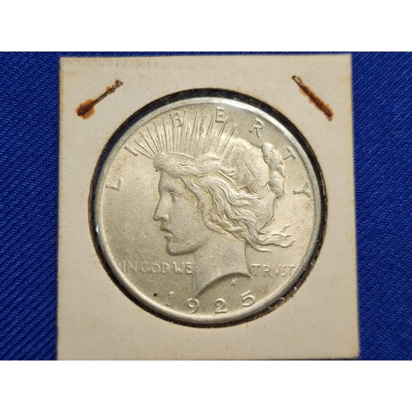 1925 Silver Peace Dollar - 90% Silver U.S. Dollar