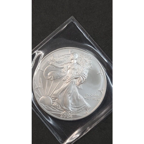 2004 American Eagle 1 Oz .999 Fine Silver Dollar