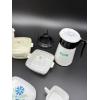Image 7 : Plastic Corning Ware Dishware Toy Set - 3 Plates - Pots - Pans - Coffee Pot with Burner - Cups 