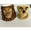 Image 3 : Wizard of Oz Salt & Pepper Shakers - Lion & Scarecrow - Enesco Corp. - 1999 Tuner Entertainment Co.