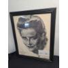Image 4 : Framed Katharine Hepburn Print With Autographed Notecard - Great Display Piece!