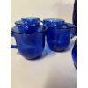 Image 6 : Blue Glass Dishware Collection - Pitcher - Teacups - Cups - Dishes