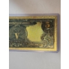 Image 6 : $5 Gold Certificate Indian Chief Gold Foil .999999 - 24K Gold Back In Protective Holder - Mint 