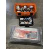 Image 1 : New 12'x16' Poly Tarp & Plastic Tool Box With PVC Adhesives