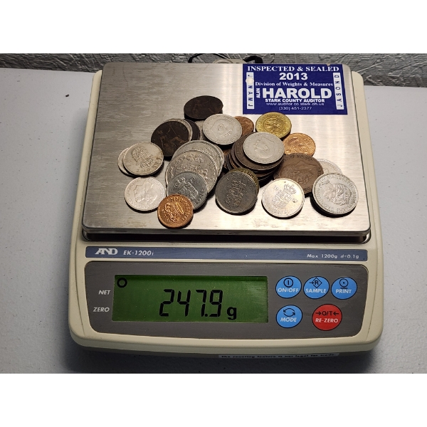 Lot of Assorted Foreign Coins