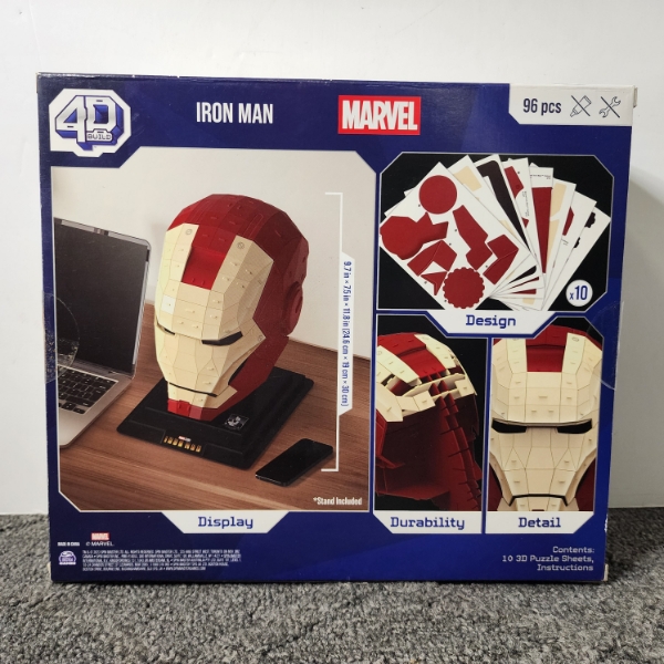 NEW IN BOX Marvel Infinity Saga Iron Man 4D Build 96 Piece Model 