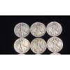 Image 2 : Assorted Years & Mint Marks 90% Silver Walking Liberty Half Dollars - Face Value: $5.00