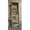 Image 1 : 5 ft Wooden Step ladder As Shown