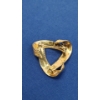 Image 2 : 14K Gold Ribbon Knot Brooch Pin - Weight: 8.1g