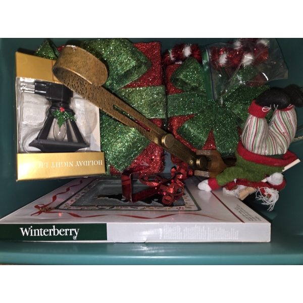 New Christmas Cutting Board, Nite Lite, Beautiful Glass Ornaments, White LED Lights & More!