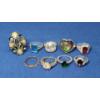 Image 1 : Assorted Silver COLORED Fashion Rings - See Photos For Sizing