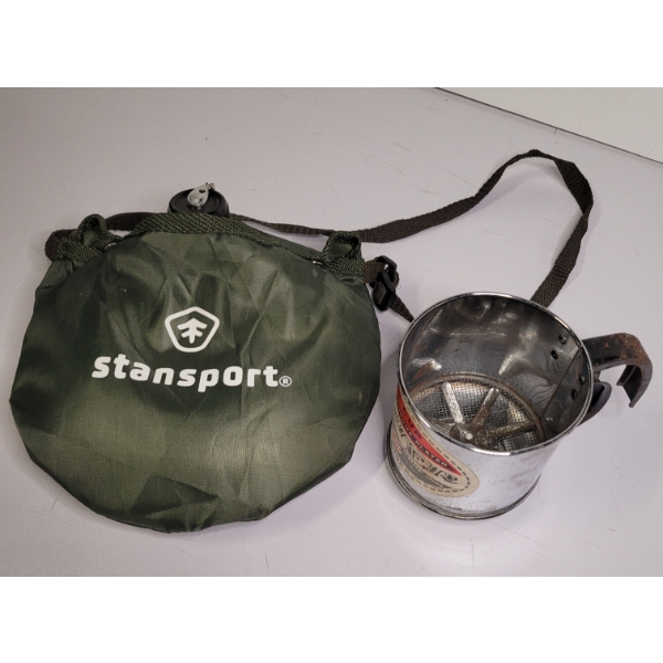 Water Canteen And One Cup Sifter