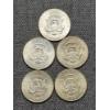 Image 5 : 5 Assorted 40% Silver Kennedy Half Dollars - $2.50 Face Value 