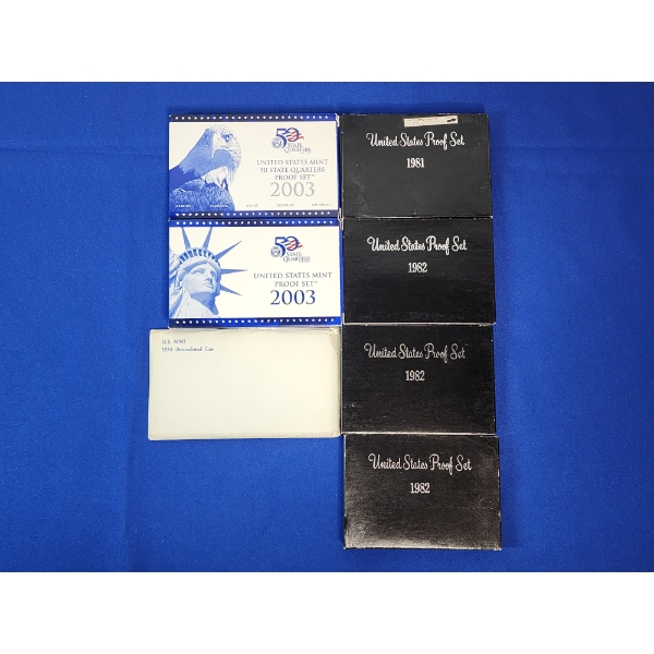 Lot of Assorted U.S. Mint Proof / Uncirculated Sets